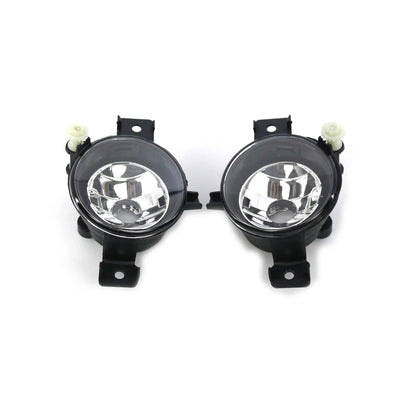 Pair Front Bumper Fog Light Lens Lamp Covers Clear for BMW X5 (2011–2013)