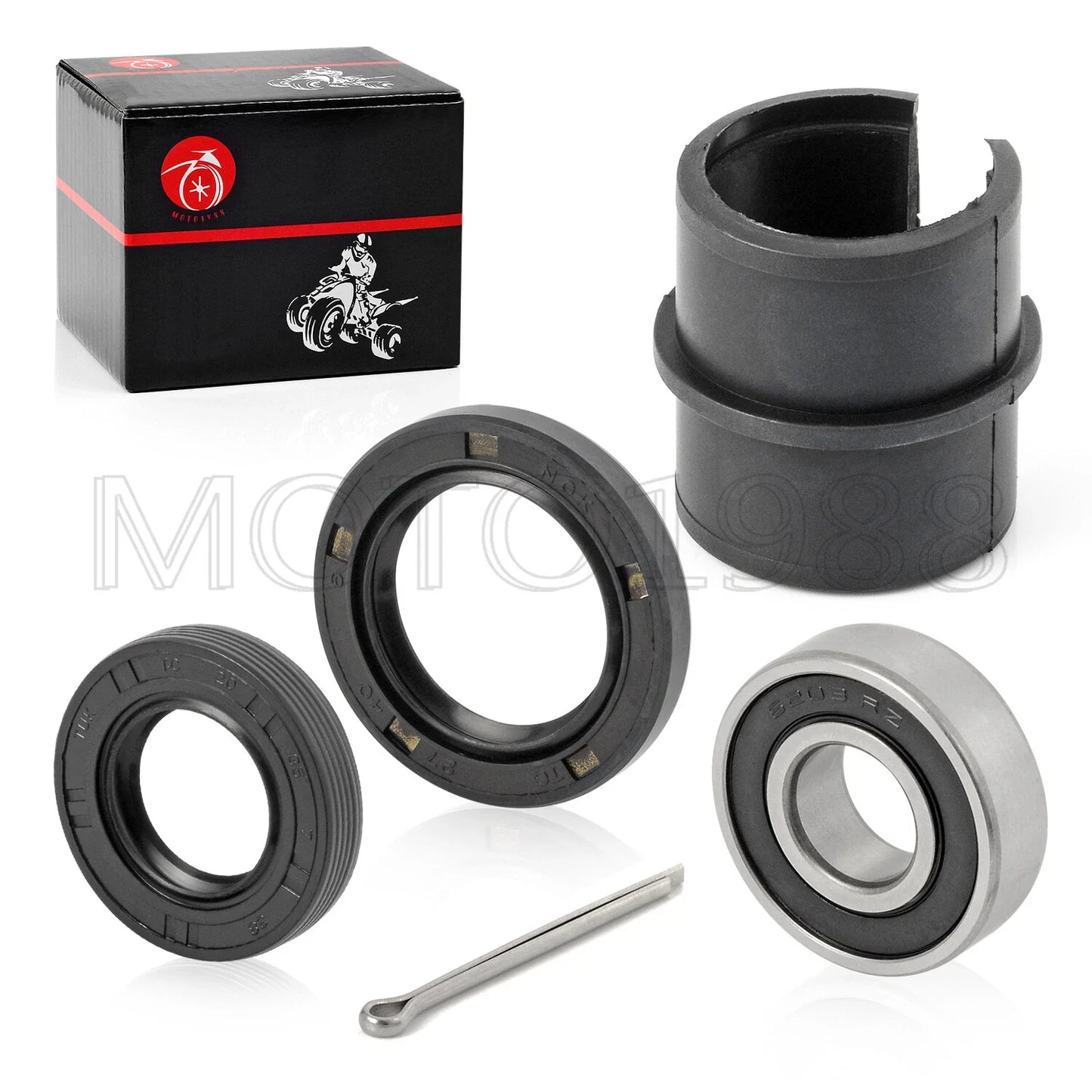 Steering Bushing Bearing Seal Kit for HONDA FourTrax 250 TRX250X (1987–1992)