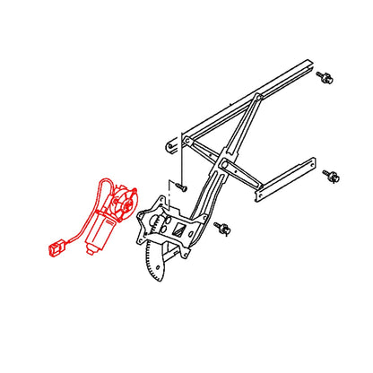 Front Door Power Window Motor for Mitsubishi Pajero Sport 1996-2008