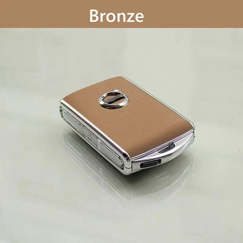 Leather Key Remote Case Fob Cover for Volvo S60 S90 XC40 XC60 XC90