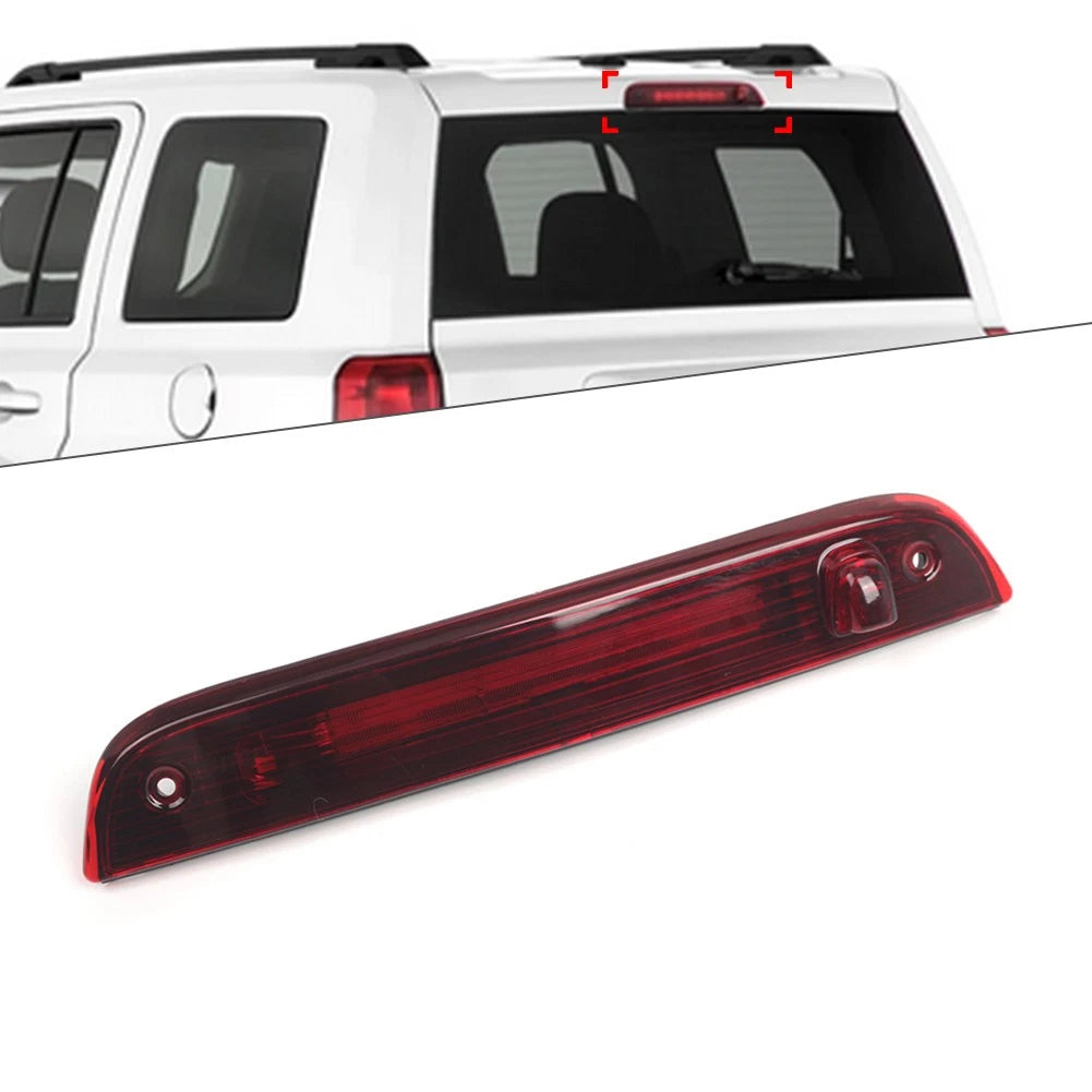 Third Brake Light for Jeep Patriot (2007–2017) 68004232AA, 68004232AB, Black Lens