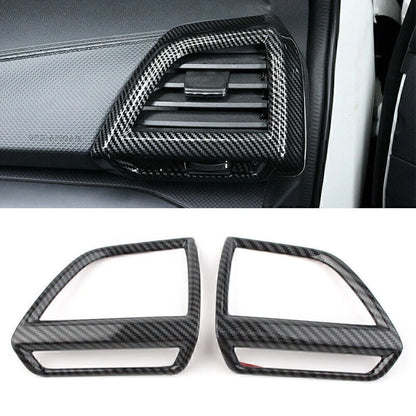 Carbon Fiber Inner Side Air Vent Outlet Cover Trim for Subaru Forester (2019–2020)
