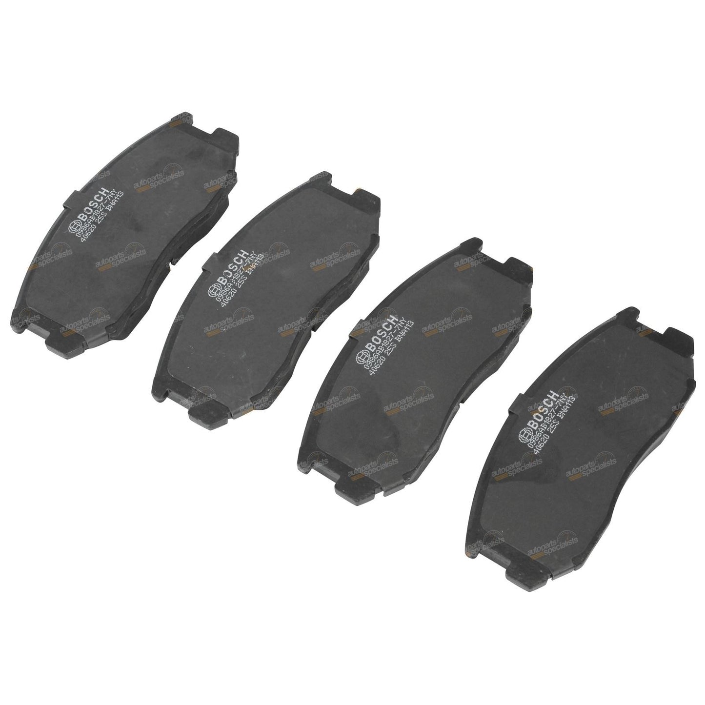 Set of 4 Front Disc Brake Pads for Mitsubishi Lancer (1992–2003)