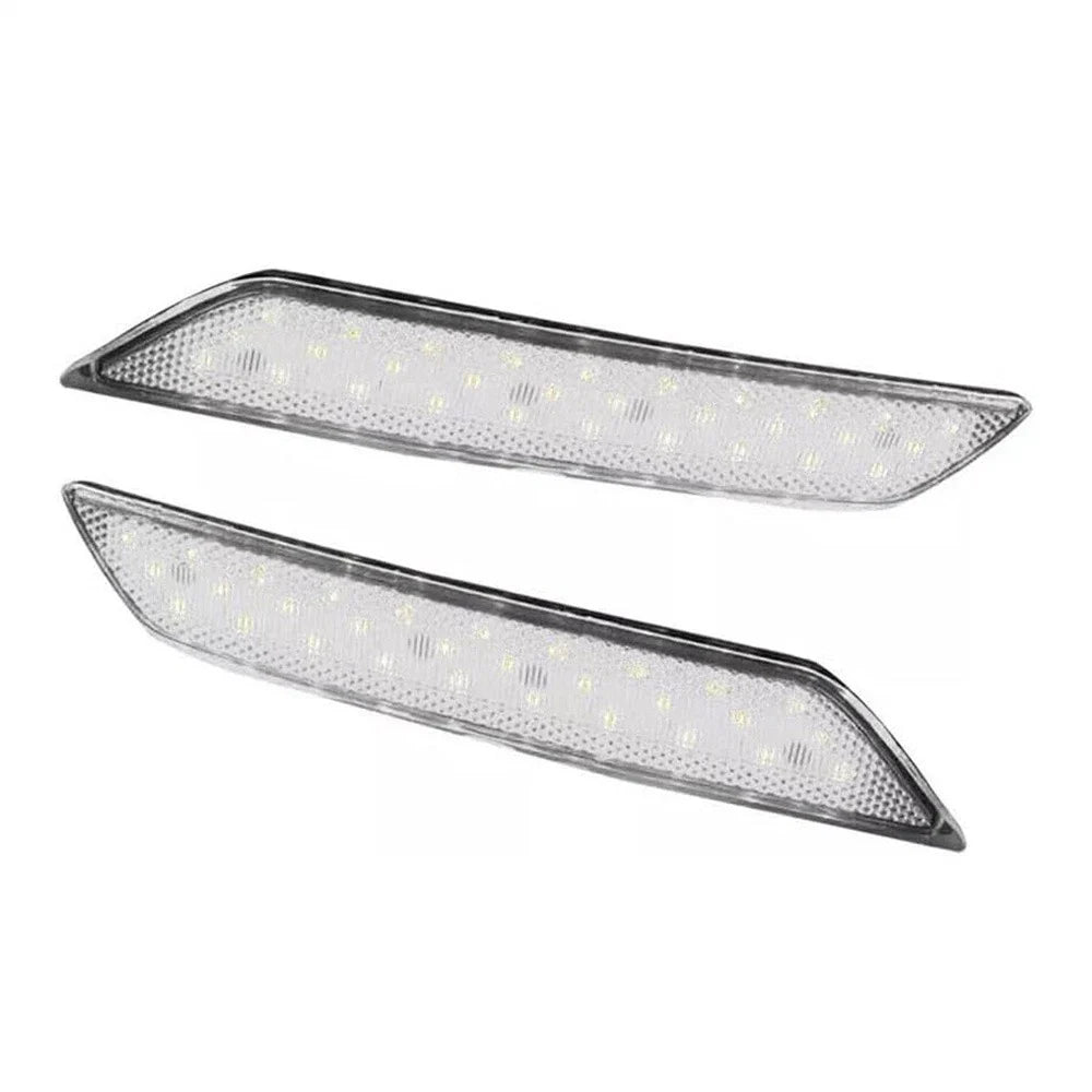 Clear Lens Rear Bumper Reflector LED Brake Lights for Honda Civic Sedan (2006-2011)
