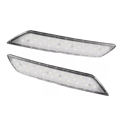 Clear Lens Rear Bumper Reflector LED Brake Lights for Honda Civic Sedan (2006-2011)