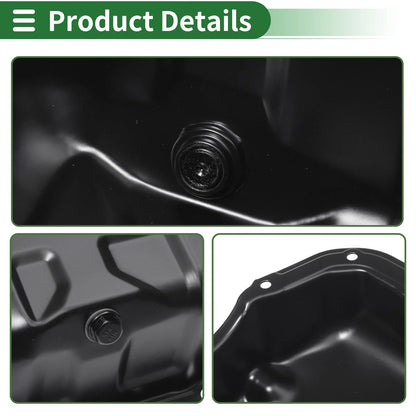 Engine Oil Pan for Honda Accord (1998-2002) - 1 x No.11200PAAA00 Iron Black