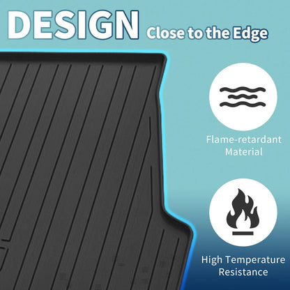 Flat Face Cargo Liner Rear Trunk Mat for Toyota BZ4X (2022–2024) TPE