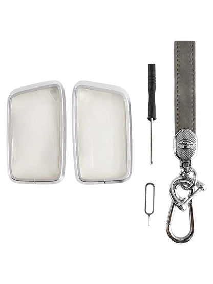 Leather Key Case Cover for Benz GLC GLK CLS (2015–2020)