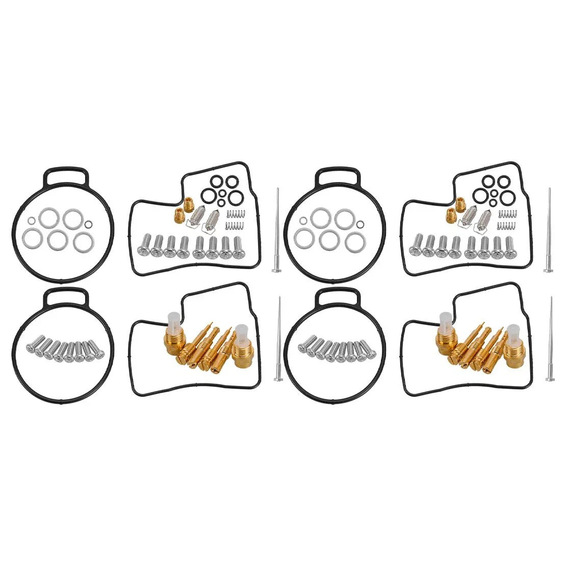 Carburetor Repair Kit Set of 4 for Honda Goldwing GL1500 (1988-1991)