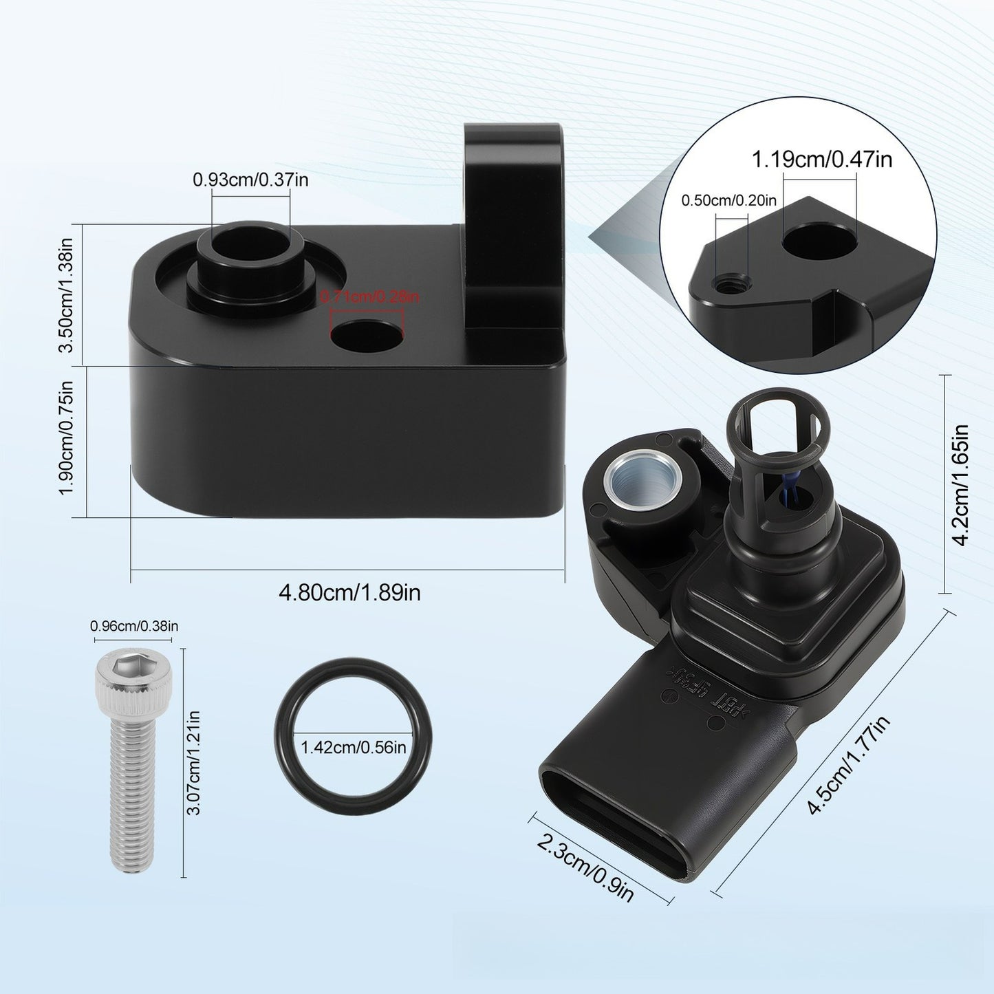 Intake Pressure and Temperature Sensors for GMC Chevrolet Sierra