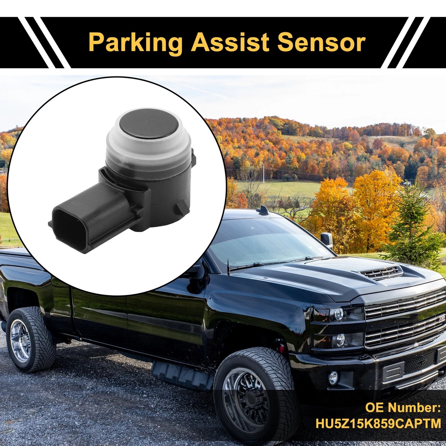 4X Bumper Reverse Backup Parking Sensor for Ford Ranger (2019–2023)