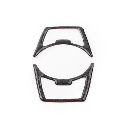 Carbon Fiber Headlight Switch Cover Trim for Ford Mustang (2015-2019)