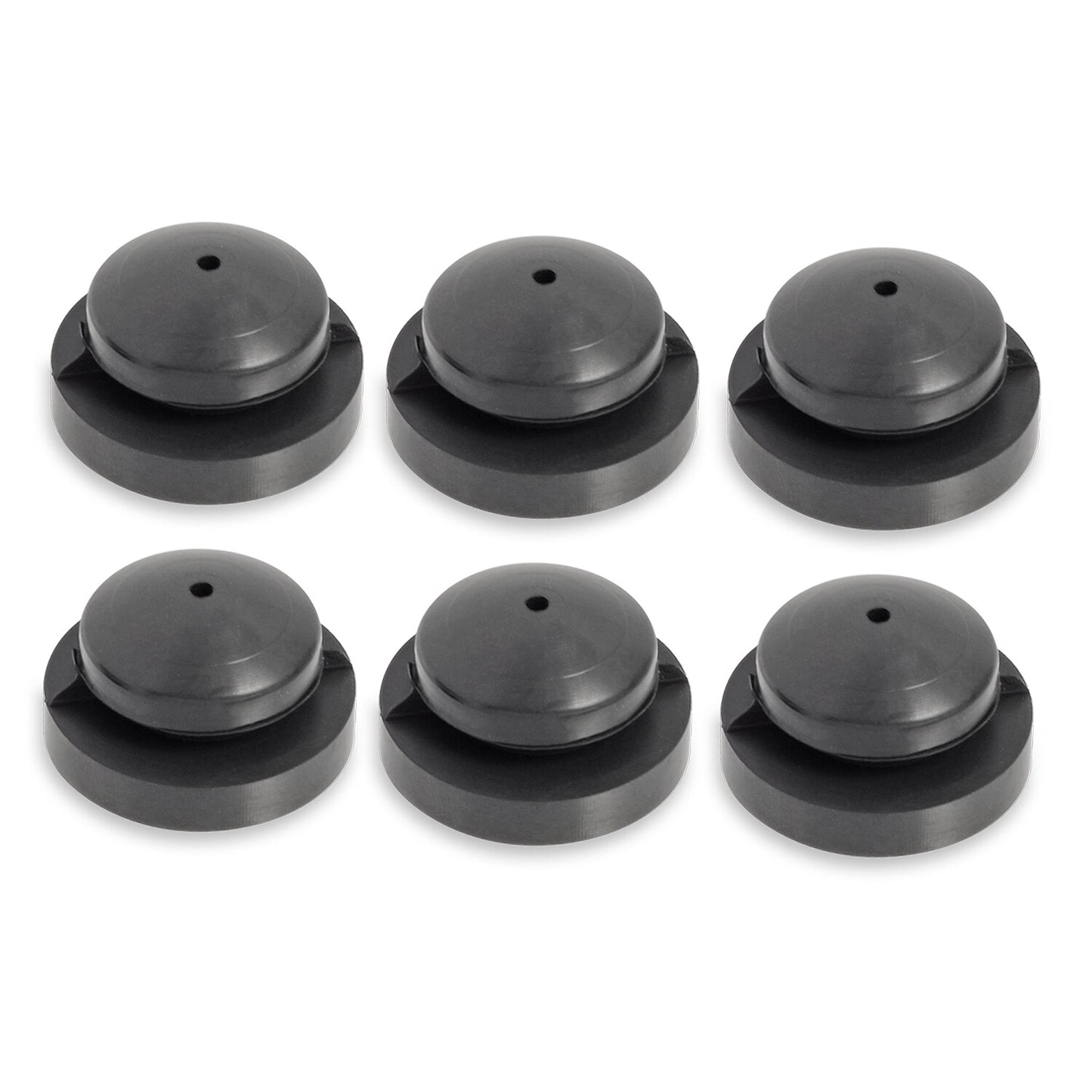 Set of 6 Front Fender Mounting Rubber Grommets for Honda TRX250R (1986–1989)