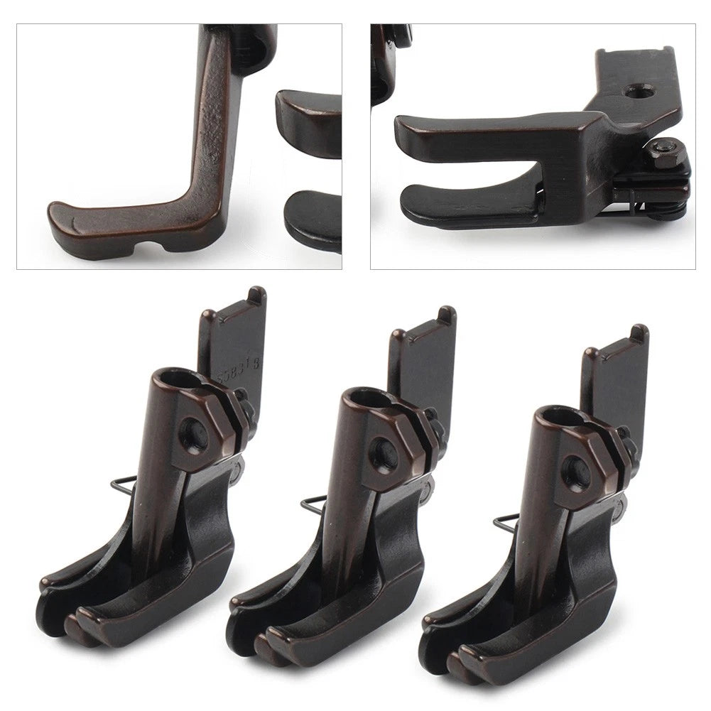 Set of 3 Walking Feet with Left Edge Guide for Juki, Consew, Singer, Mitsubishi