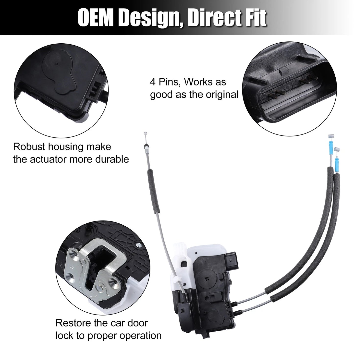 Rear Right Door Latch Lock Actuator for Hyundai Tucson (2011–2015) 81420-2S000