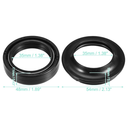 Set of 2 Fork Shock Oil Seals for BMW R850 (35x48x11mm)