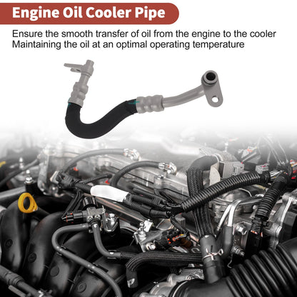 Engine Oil Cooler Tube for BMW E60 E61 535i (2008–2010) No. 17227560980