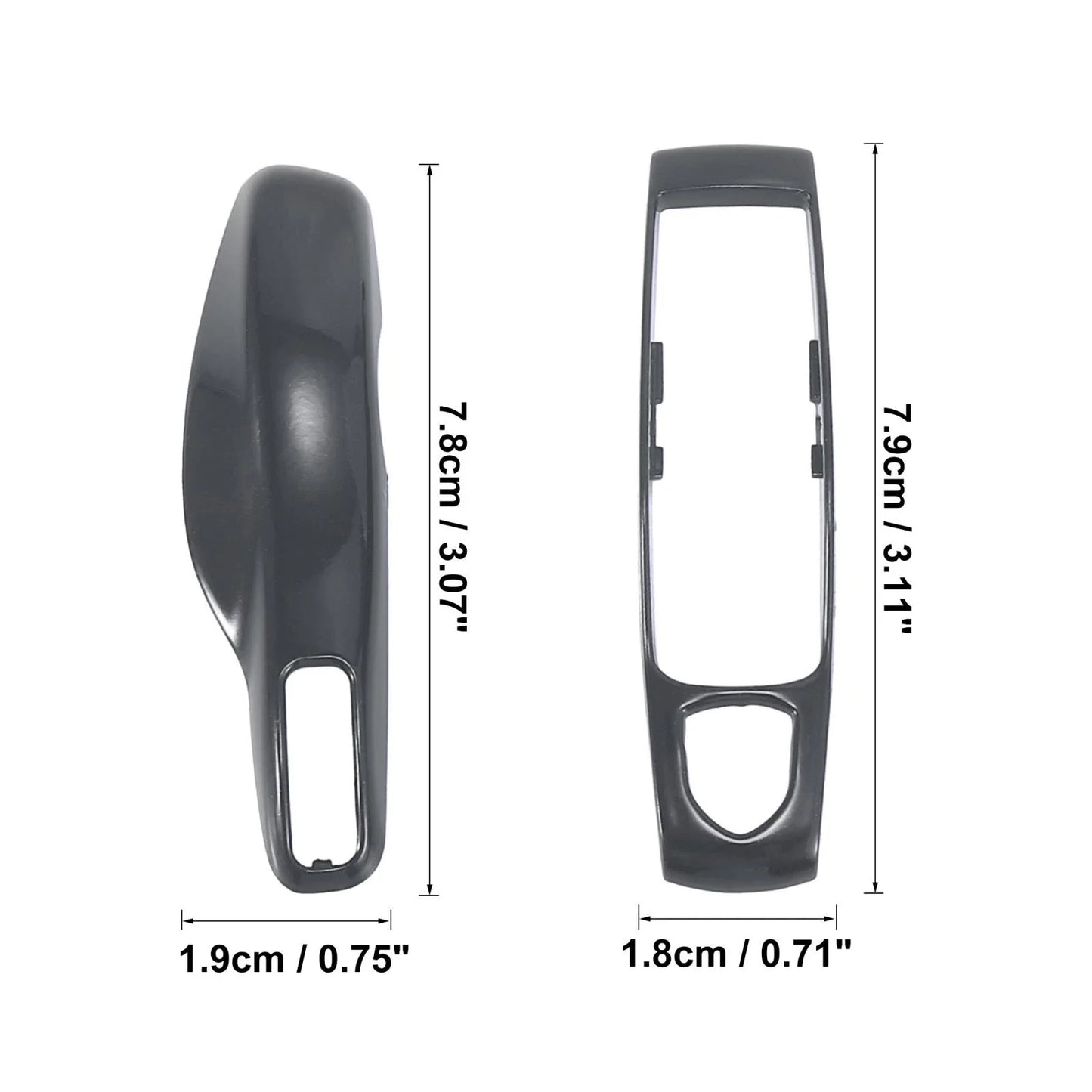 Gray Car Remote Key Cover Case for Porsche Cayenne Panamera (2003-2023)
