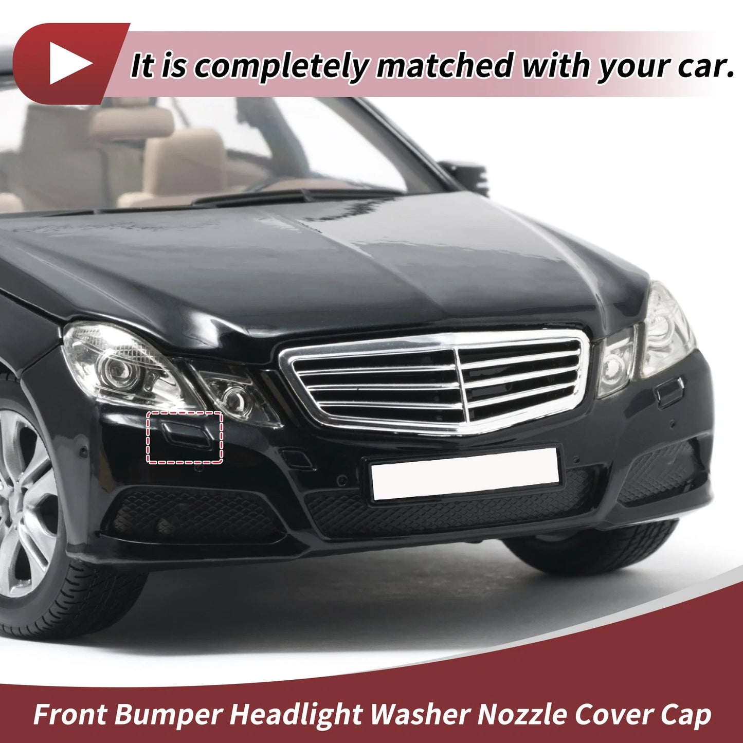 Front Right Headlight Washer Nozzle Cover Cap for Mercedes Benz