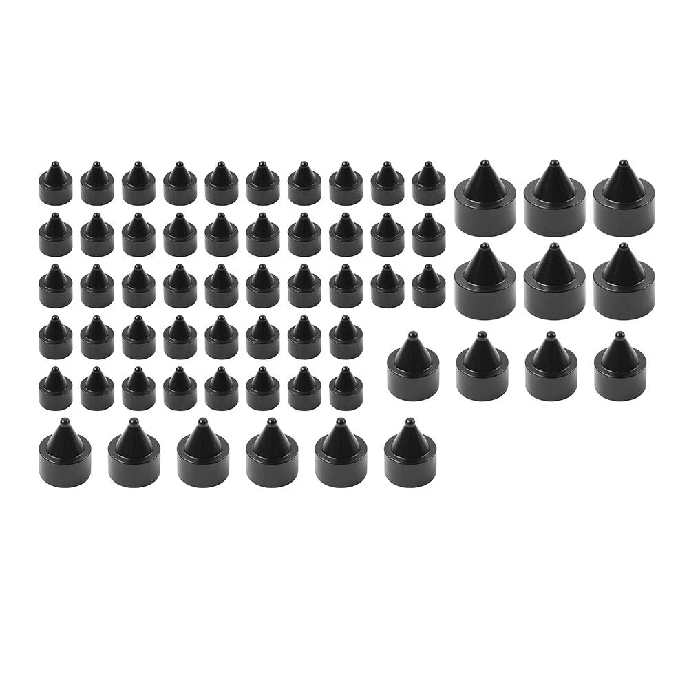 62X Engine Bolt Cover Cap Kit for Harley Touring Road Glide Softail Trike (2018–2024)