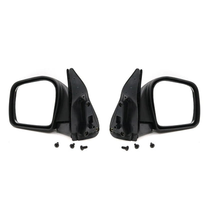 Set of 2 Black Outer Door Mirrors for Toyota Hilux 4WD (N190, KZN190, RZN194)