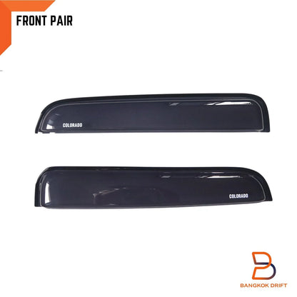Door Visors Weathershields for Holden Colorado RC Dual Cab (2008-2012)