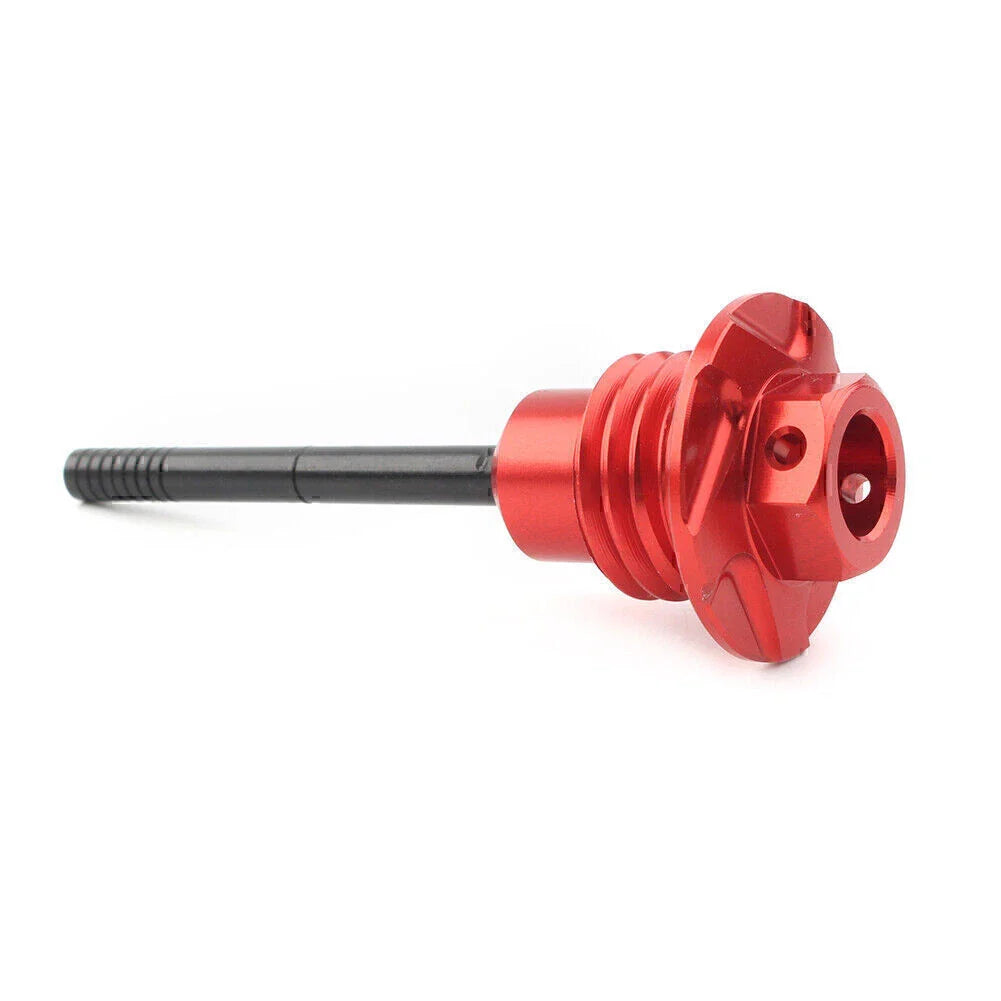 Red Billet Oil Dipstick Plug for Honda CRF450R (2009-2016)