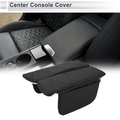 Center Console Cover with Storage Bag for BMW X5 (2019–2024) Black