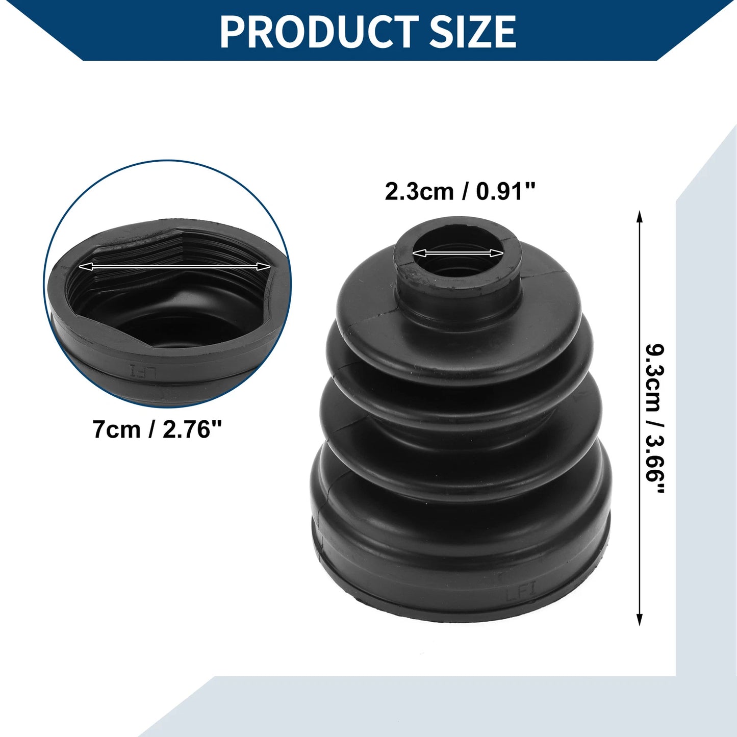 Inner CV Joint Boot Kit with Clamps for Hyundai I30 (2012–2015) No.49595A64A0