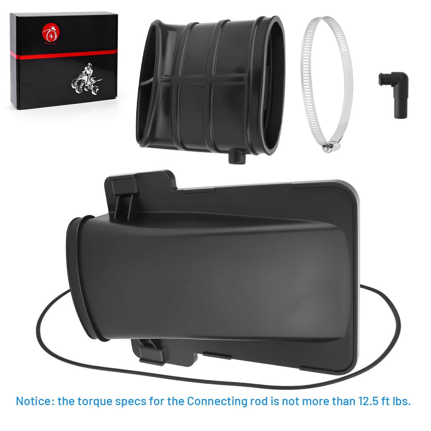 Air Box Intake Duct & Lid Cover for Yamaha Raptor 660R (2001–2005)