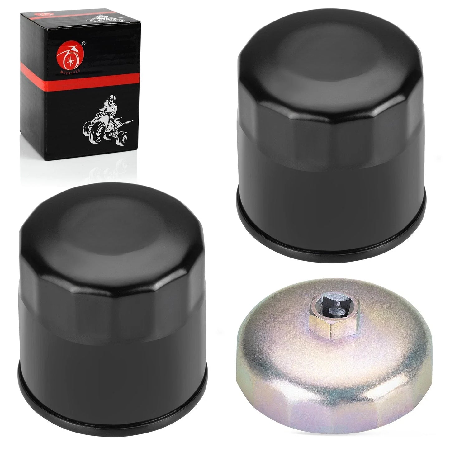 2 x Oil Filter with Wrench Tool for Honda CB1000R (1994–2019)
