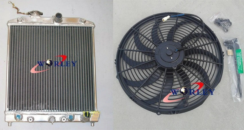 Aluminum Radiator & Fan for Honda Civic (1996–2000)