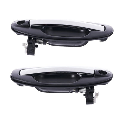 2X Chrome Outer Door Handles for Hyundai Santa Fe SM (2000–2005)