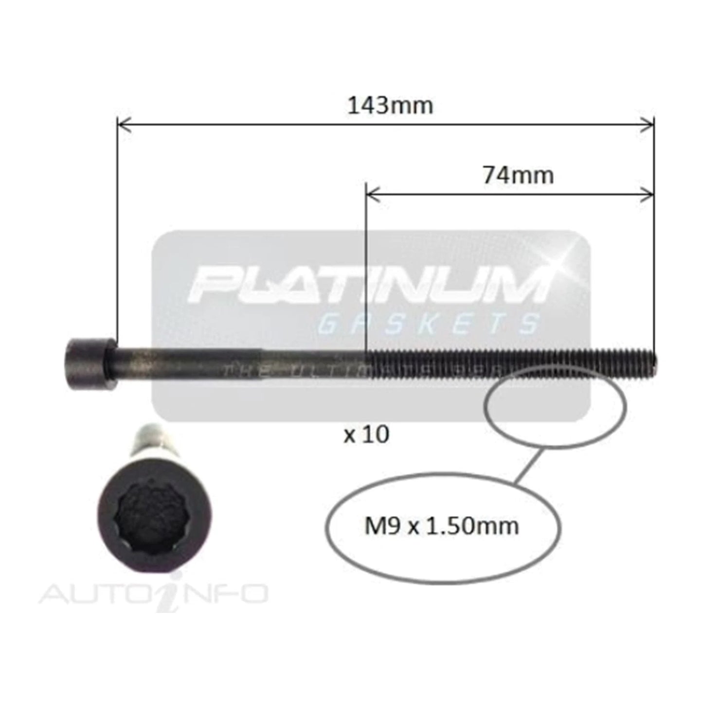Cylinder Head Bolt Set for Yaris (2005–2019)