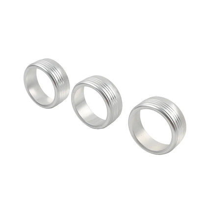 Silver AC Climate Control Knob Ring Covers for Subaru Forester XV Crosstrek WRX (2014-2021)