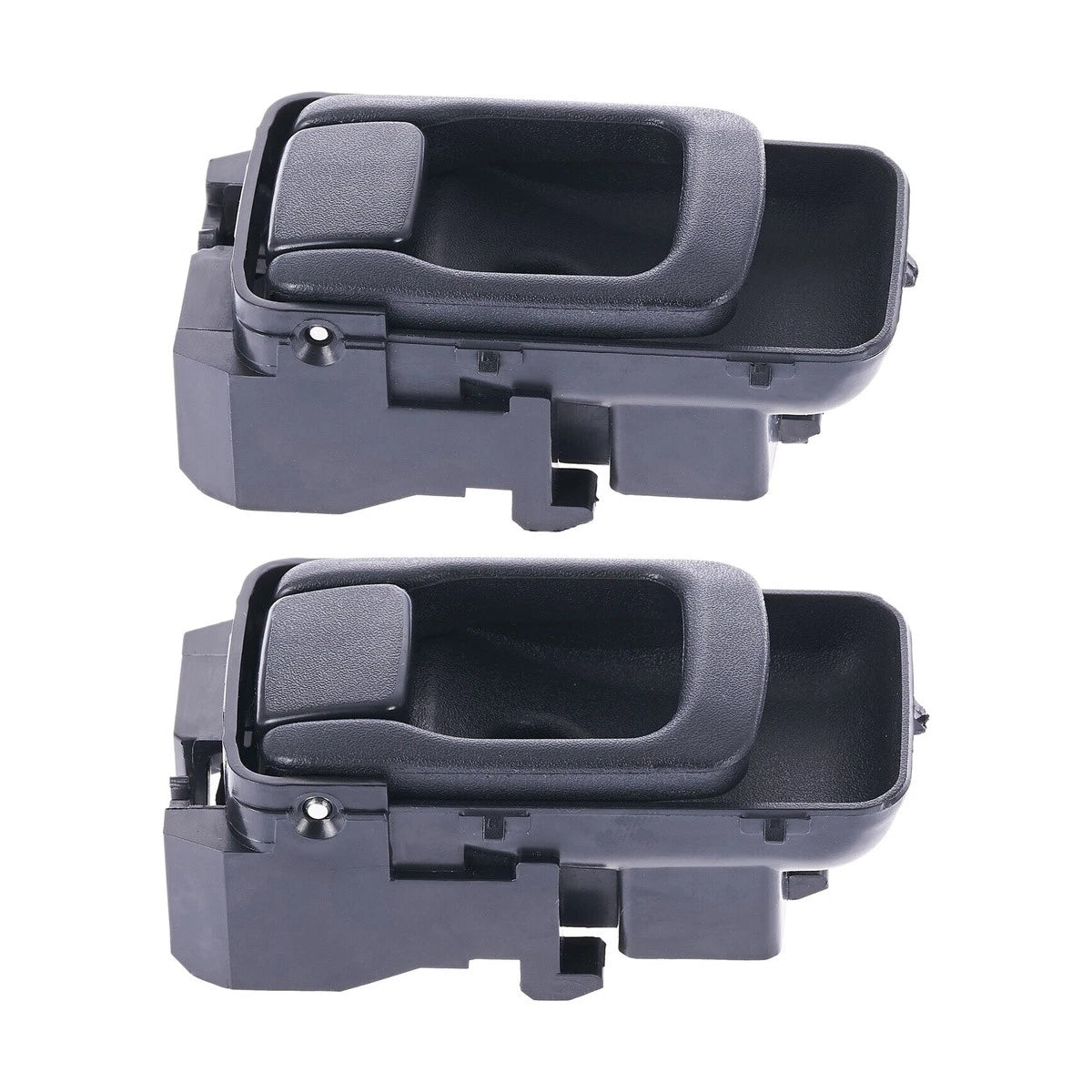 Set of 4 Door Handle Inner for Nissan Navara (1997–2015) Black