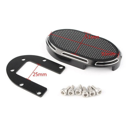 CNC Brake Cover Pedal Pad for Harley Dyna V-Rod Sportster XL1200 XL883 (2004-2023)