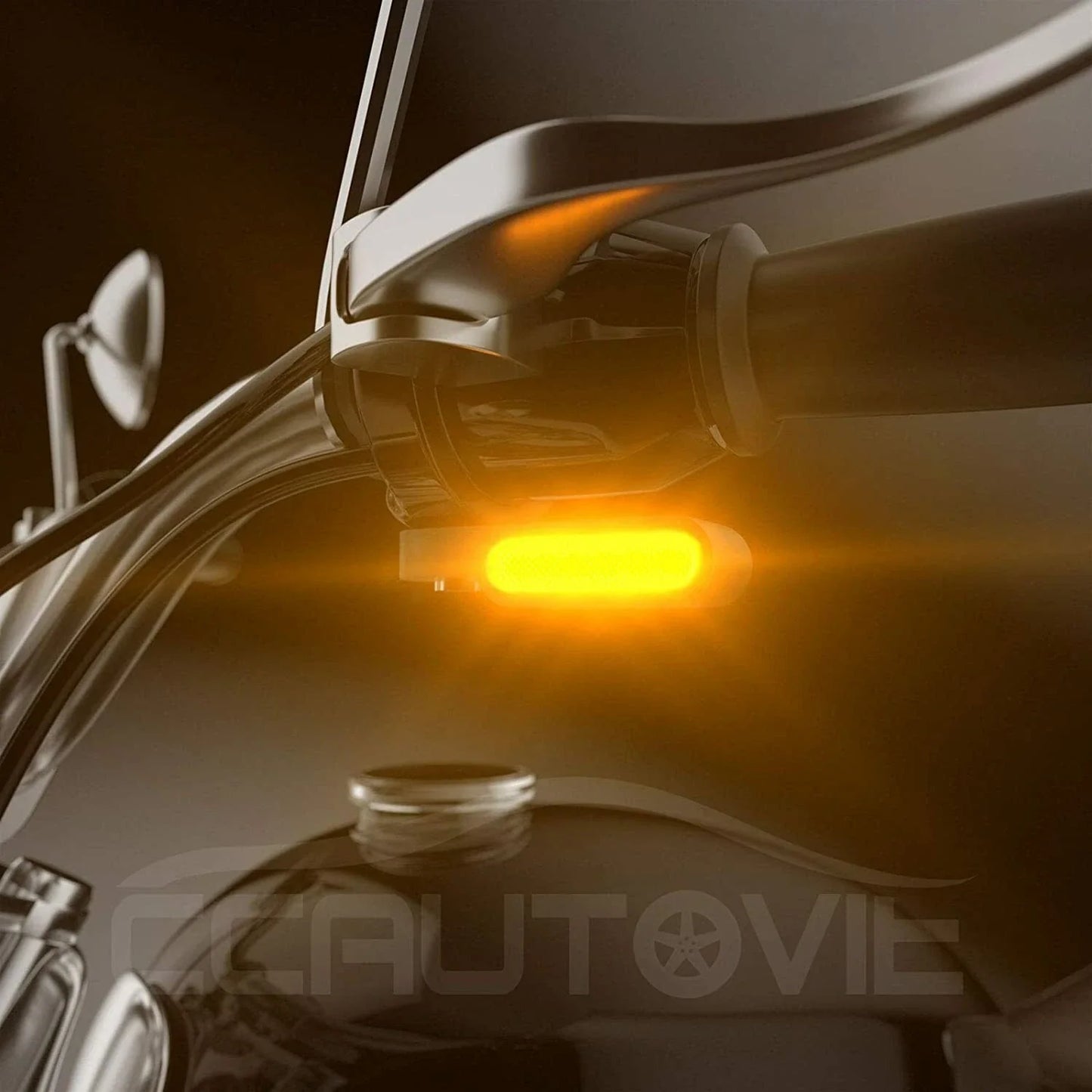 6 x LED Turn Signal Indicators Lights for Harley Motorcycle Handlebar