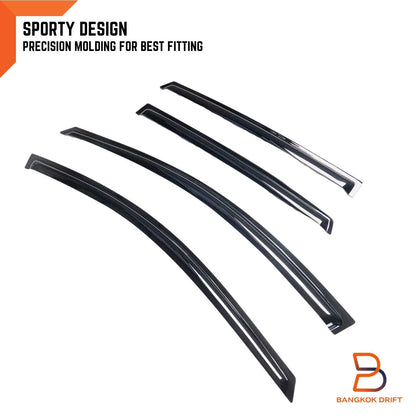 Weather Shield Window Visor Rain Sun Guard for Holden Captiva (2007-2017)