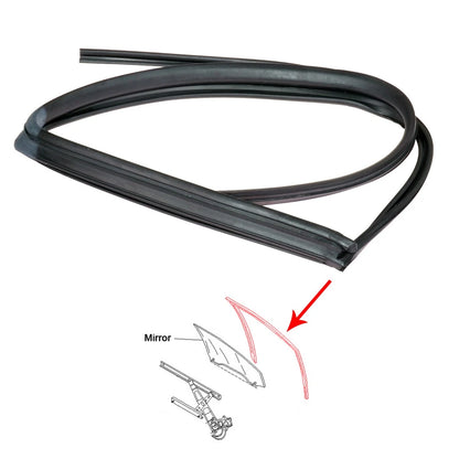 LH Glass Run Channel Seal for Nissan Sentra B13 (1990–1994)