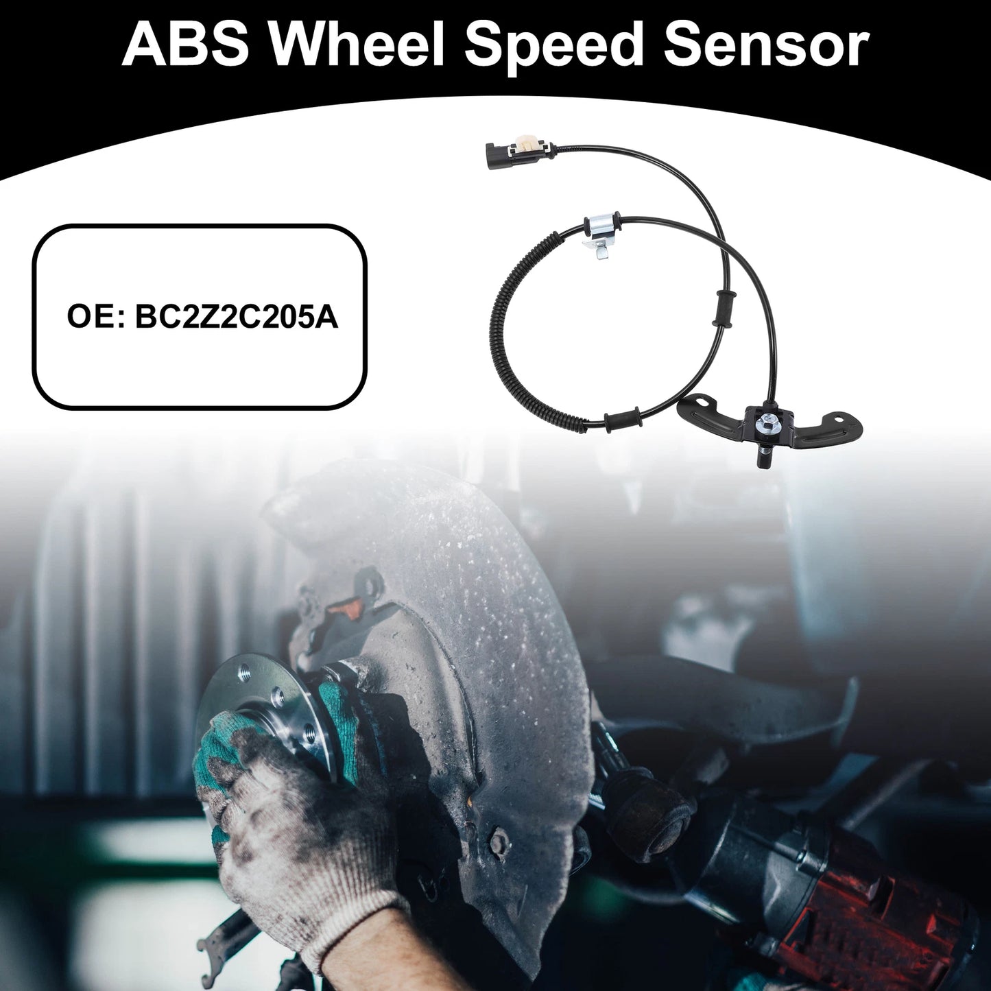 ABS Wheel Speed Sensor for Ford E-350 Super Duty (2010–2019) No.BC2Z2C205A