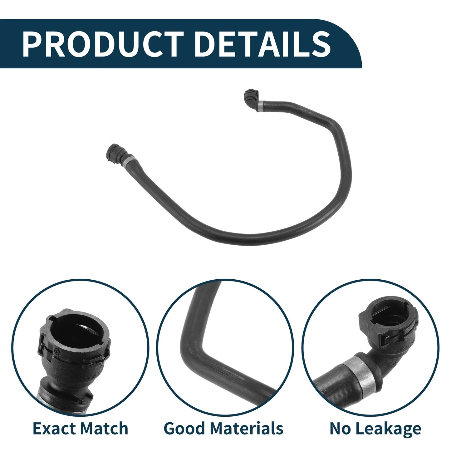 Radiator Hose for BMW X3 (2006) No. 64213400417 Rubber Coolant Hose