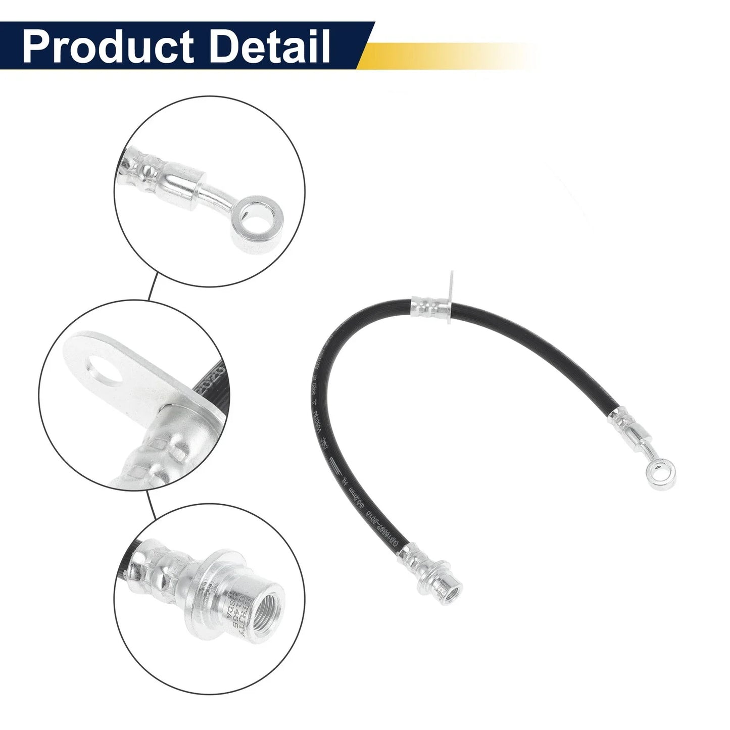 Front Left Brake Hose for Honda Accord (2003-2007) - Hydraulic Hose