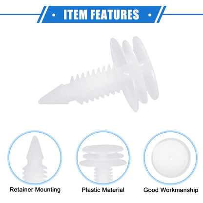 15 Pcs Door Trim Panel Retainer Clips for Buick - White