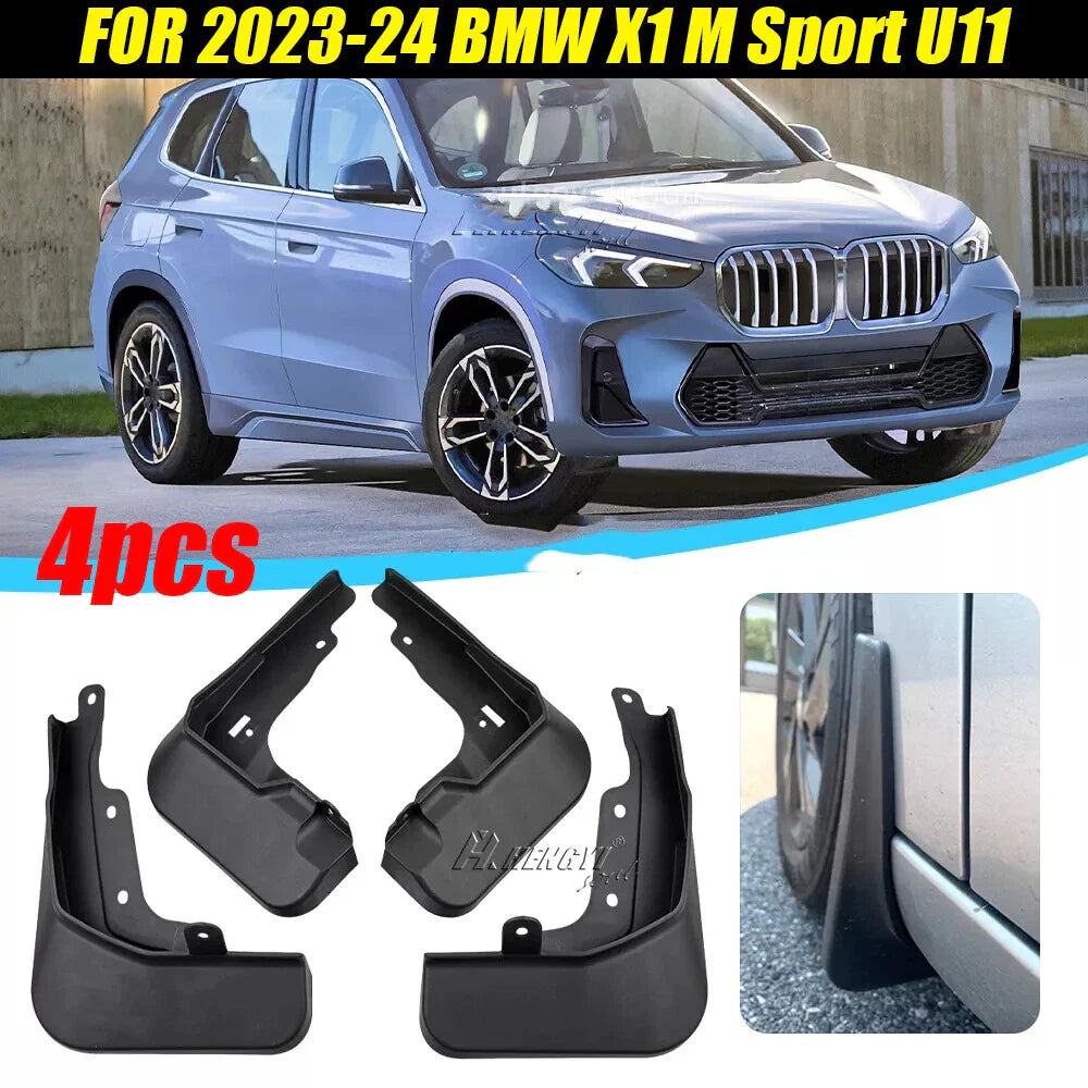 2 x Front Rear Splash Guard Mud Flap Fender Protector for BMW X1 (2023–2024)