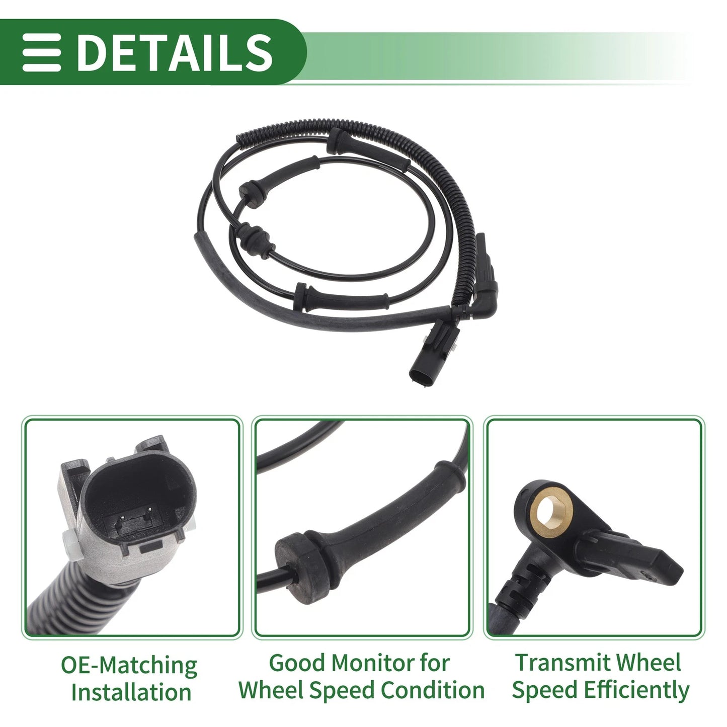 ABS Wheel Speed Sensor No. 51987029 for Jeep Renegade (2015–2020)