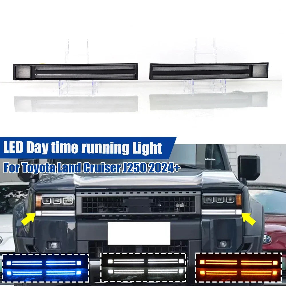 3-Color DayTime Running Light wTurn Signal for Toyota Land Cruiser