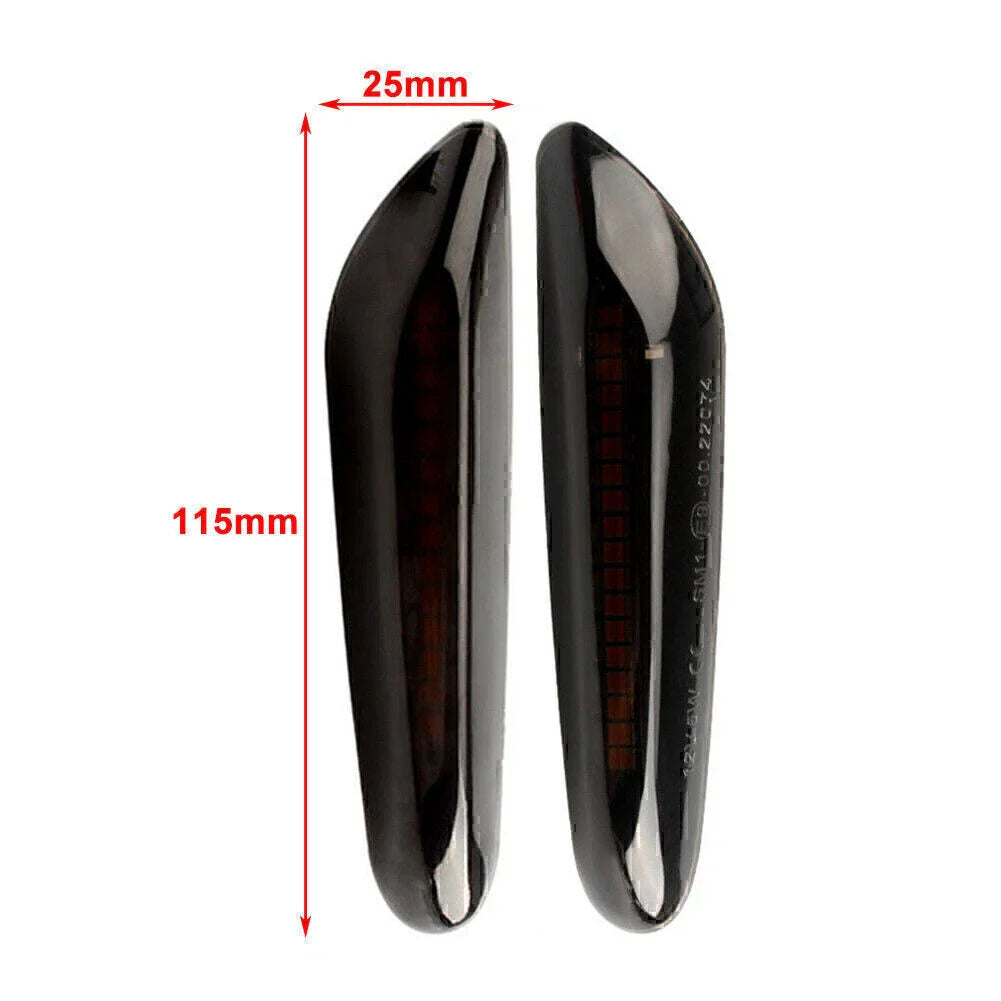 Smoke Dynamic LED Side Marker Lights for BMW E46 E60 E90 E91 E92 E93 E82 E88