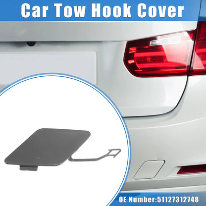 Rear Bumper Tow Hook Eye Hole Cover Cap Gray for BMW 3 F30 (2012-2015)