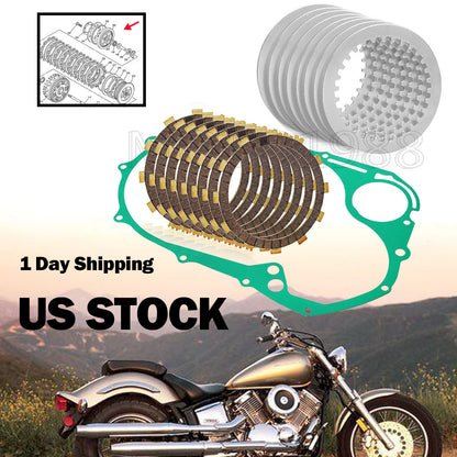 Clutch Kit & Gasket for Yamaha V-Star 1100 (1999–2009)